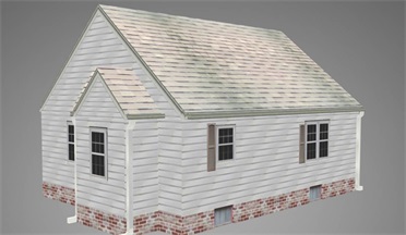 房子gltf,glb模型下载，3d模型下载