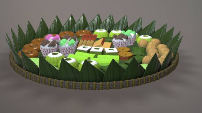 糕点蛋糕食品饮料糕点,蛋糕,食物gltf,glb模型下载，3d模型下载