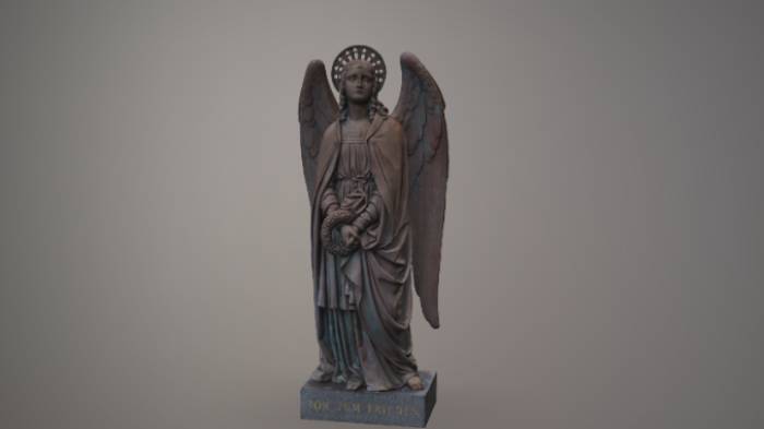 和平天使文物雕塑雕塑,人物,和平天使gltf,glb模型下载，3d模型下载