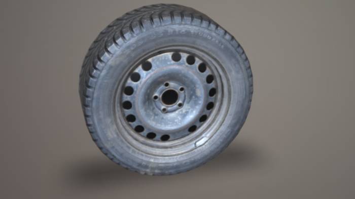 镶钉轮胎gltf,glb模型下载，3d模型下载