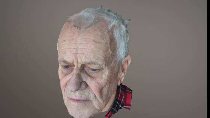 老人头像扫描人物人物,老人,扫描gltf,glb模型下载，3d模型下载