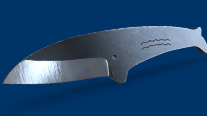 鲸鱼刀武器武器,刀gltf,glb模型下载，3d模型下载