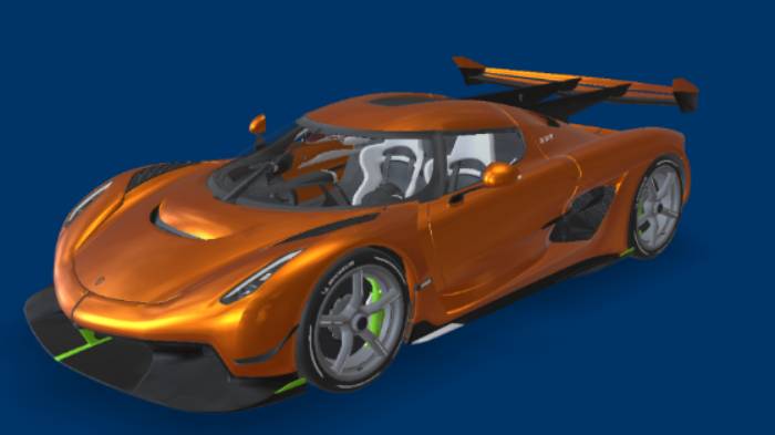 法拉利赛车车辆汽车,法拉利赛车gltf,glb模型下载，3d模型下载