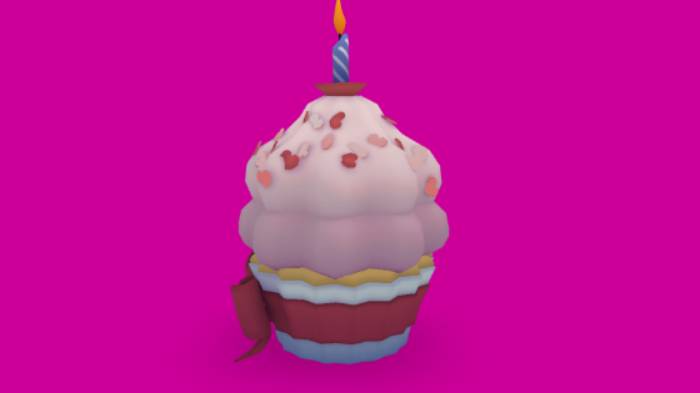 生日蛋糕gltf,glb模型下载，3d模型下载
