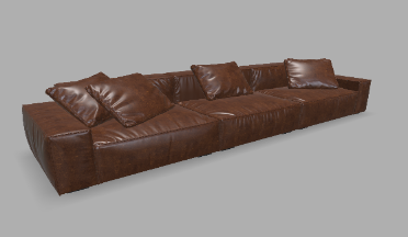 三人沙发家具家具,三人沙发,双人沙发gltf,glb模型下载，3d模型下载