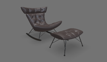 休闲椅家具休闲椅,家具gltf,glb模型下载，3d模型下载