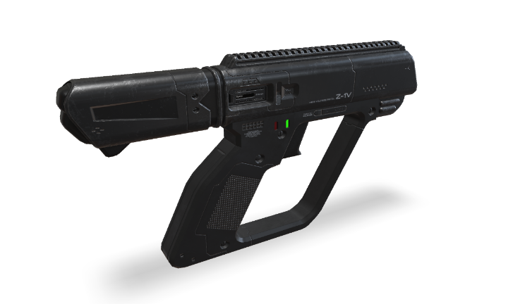  Z-1V高压手枪武器武器,手枪gltf,glb模型下载，3d模型下载