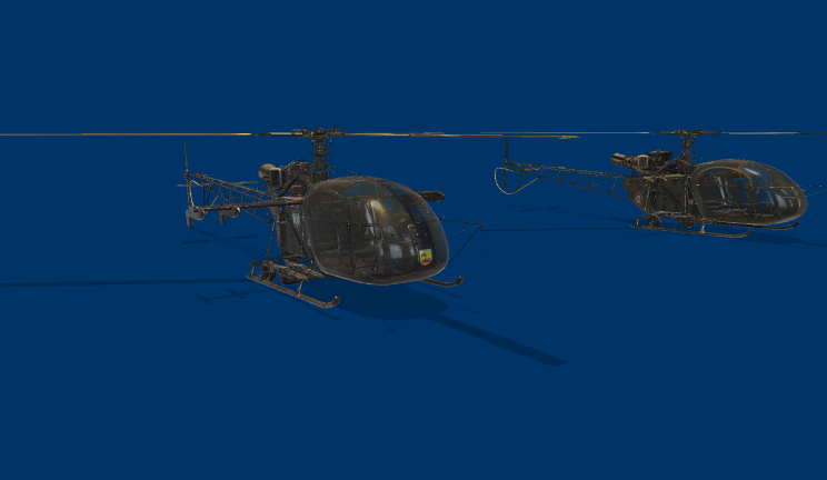 直升飞机飞机航天飞机gltf,glb模型下载，3d模型下载