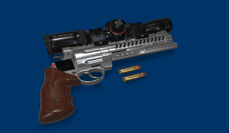 逼真的枪武器武器,枪gltf,glb模型下载，3d模型下载