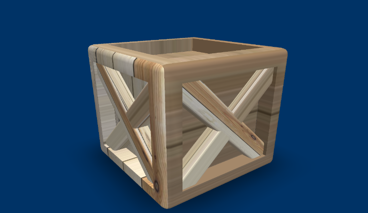 木箱子家具箱子,柜子gltf,glb模型下载，3d模型下载