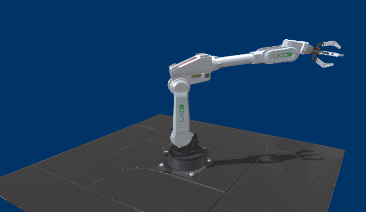  UX3D 工业机器人gltf,glb模型下载，3d模型下载