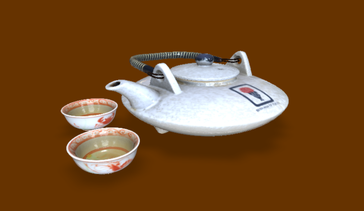 茶具生活用品茶壶,杯子gltf,glb模型下载，3d模型下载