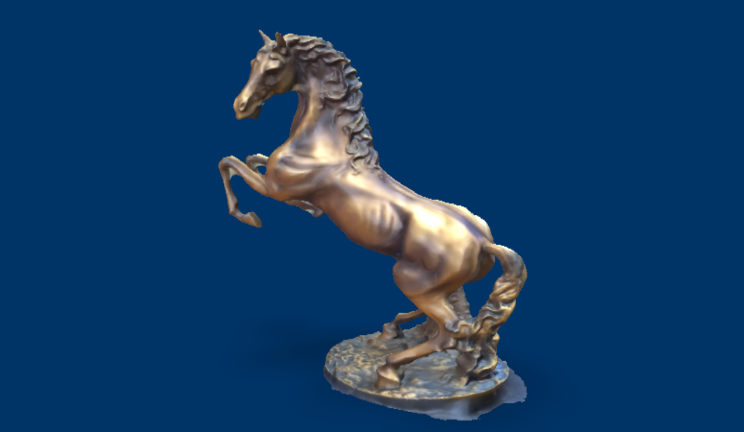 青铜马文物雕塑动物,文物gltf,glb模型下载，3d模型下载