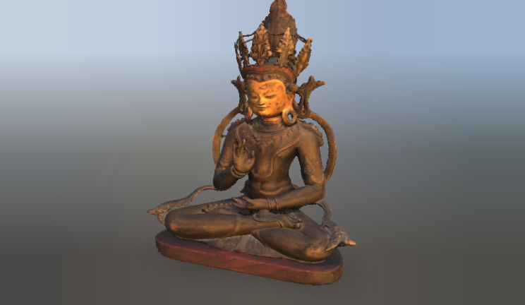 西藏阿摩伽悉地佛文物雕塑人物,文物gltf,glb模型下载，3d模型下载