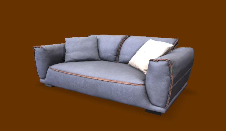 沙发家具家具,沙发gltf,glb模型下载，3d模型下载