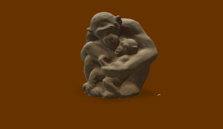 猴子雕刻gltf,glb模型下载，3d模型下载