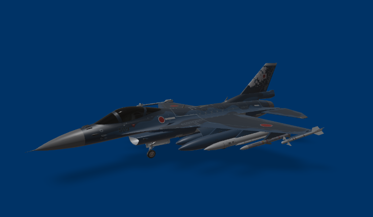 日本战斗机gltf,glb模型下载，3d模型下载