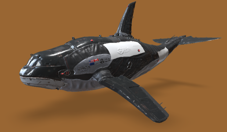 机器鲨鱼gltf,glb模型下载，3d模型下载