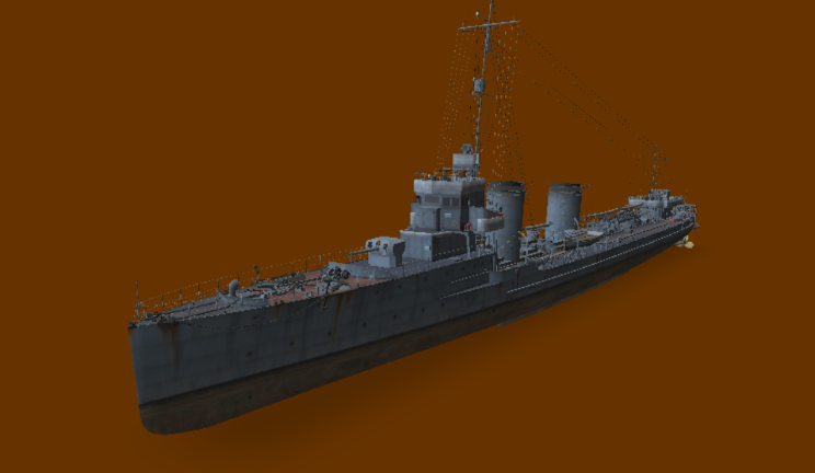 军舰船艇船gltf,glb模型下载，3d模型下载