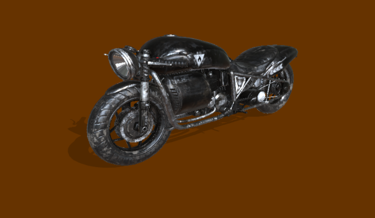 摩托车gltf,glb模型下载，3d模型下载