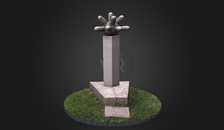 公园雕塑文物雕塑石头,雕塑,艺术gltf,glb模型下载，3d模型下载