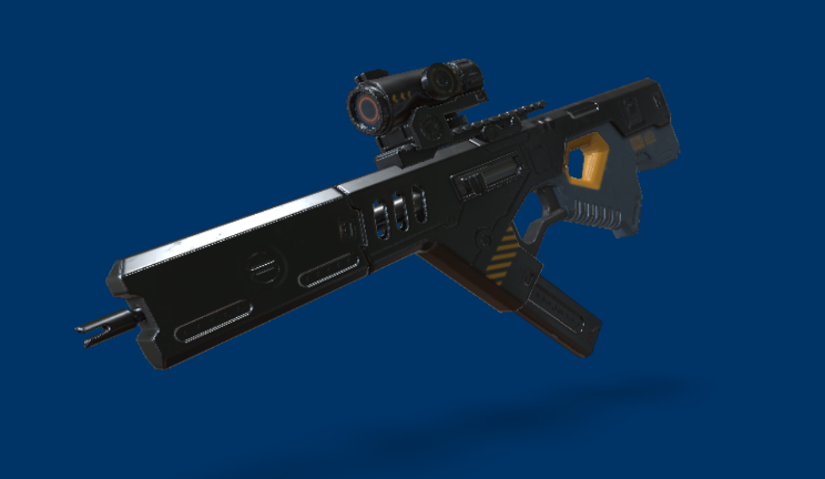 AR-H470武器武器,枪,冲锋枪gltf,glb模型下载，3d模型下载
