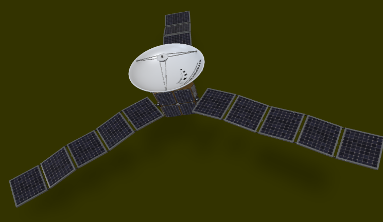 卫星gltf,glb模型下载，3d模型下载