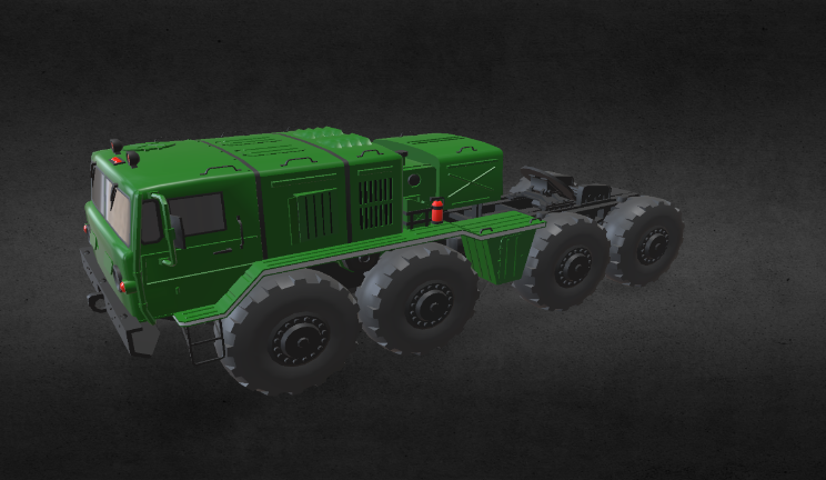 大型军用卡车车辆汽车,卡车,军队gltf,glb模型下载，3d模型下载