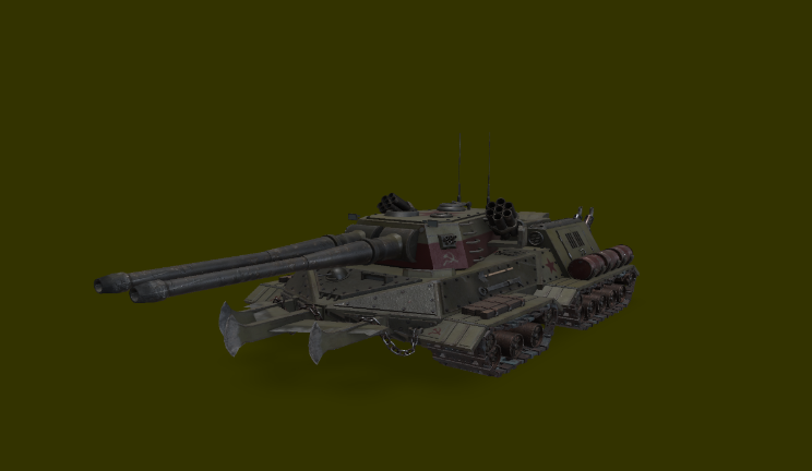 红色警戒 2 - 苏联天启坦克gltf,glb模型下载，3d模型下载