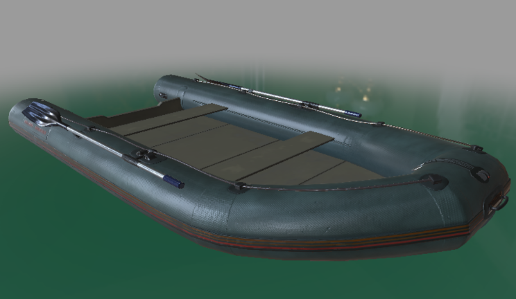 皮划艇gltf,glb模型下载，3d模型下载