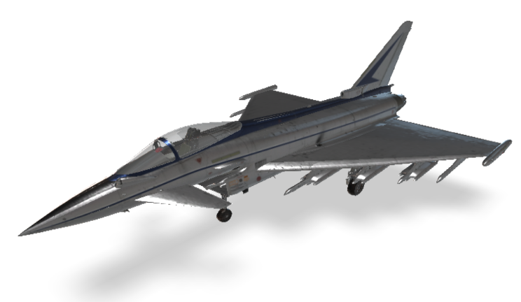 欧洲台风战斗机gltf,glb模型下载，3d模型下载