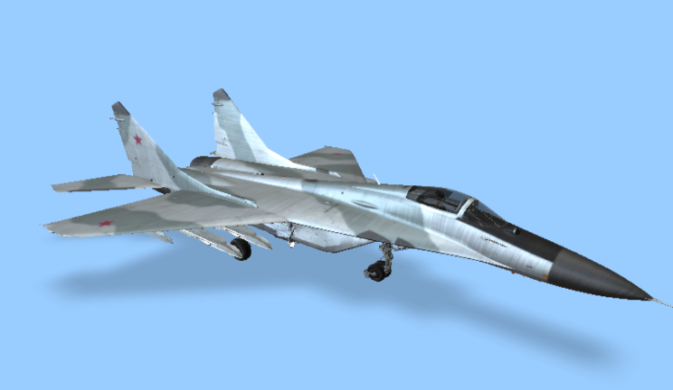 米格-29gltf,glb模型下载，3d模型下载