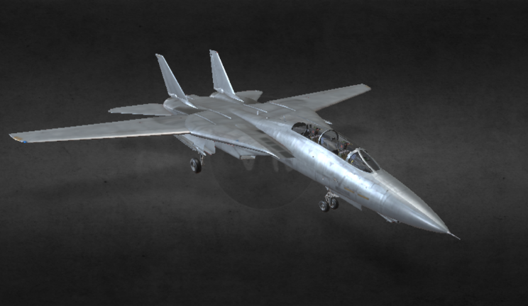F-14战斗机gltf,glb模型下载，3d模型下载