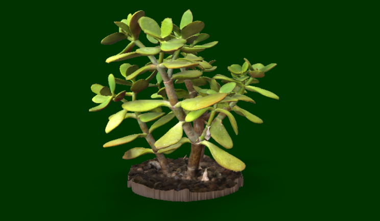 翡翠植物gltf,glb模型下载，3d模型下载