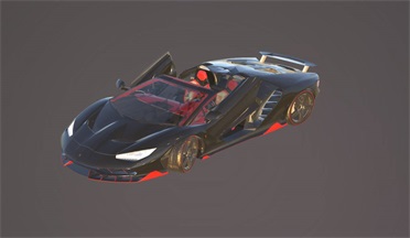 兰博基尼 Centenario Roadster SDCgltf,glb模型下载，3d模型下载