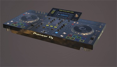 DJ先锋XDJ-RX2gltf,glb模型下载，3d模型下载
