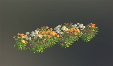 花石头植物花,植物gltf,glb模型下载，3d模型下载