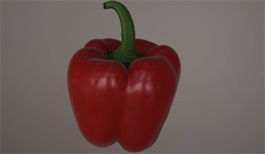 红辣椒食品饮料辣椒,蔬菜gltf,glb模型下载，3d模型下载