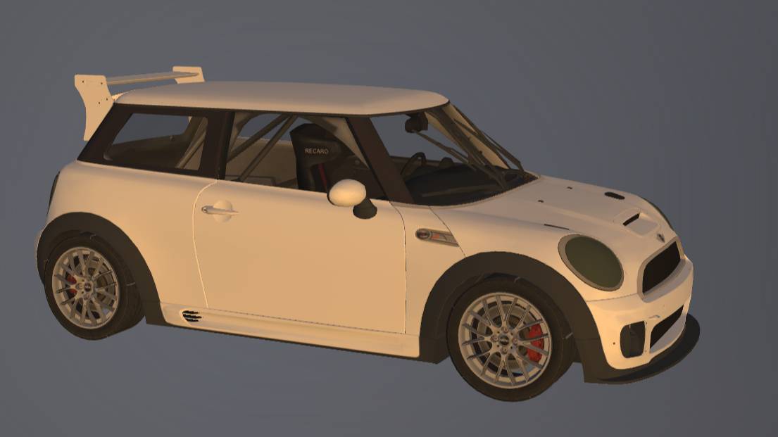 MINI Cooper 汽车 2022gltf,glb模型下载，3d模型下载