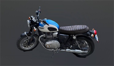 凯旋摩托车gltf,glb模型下载，3d模型下载