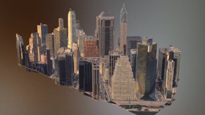 纽约城gltf,glb模型下载，3d模型下载