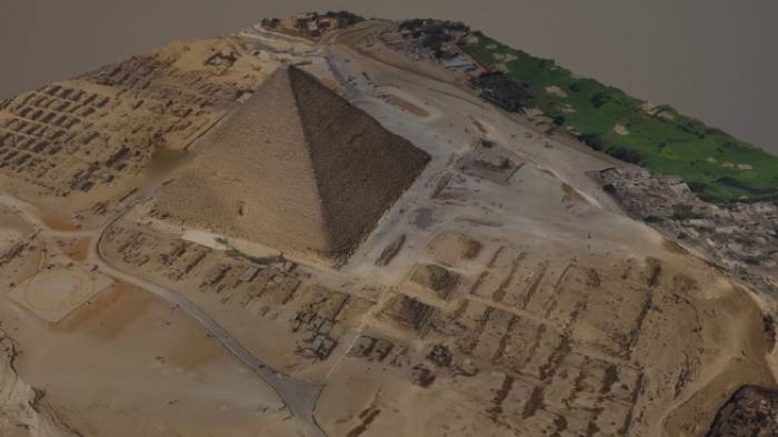 金字塔地貌gltf,glb模型下载，3d模型下载