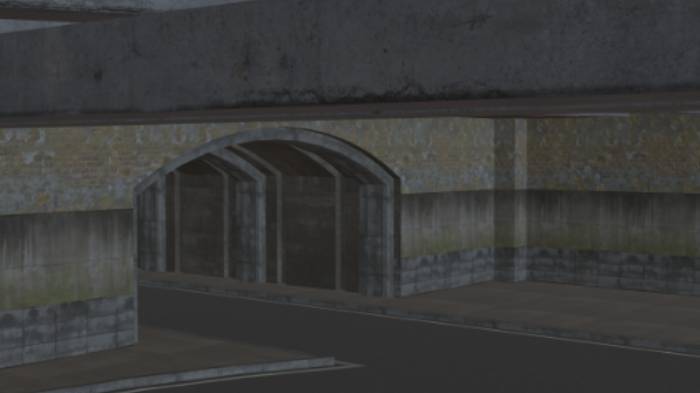 隧道桥gltf,glb模型下载，3d模型下载