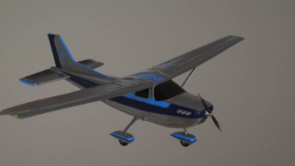 飞机gltf,glb模型下载，3d模型下载