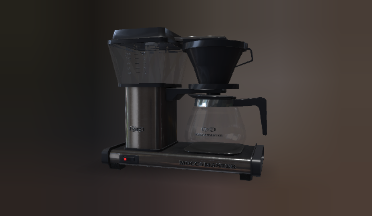  咖啡机gltf,glb模型下载，3d模型下载