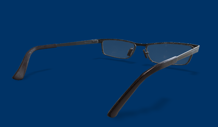 眼镜gltf,glb模型下载，3d模型下载