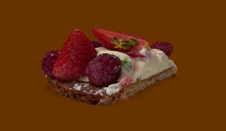 草莓蛋糕食品饮料食物,水果,奶油gltf,glb模型下载，3d模型下载
