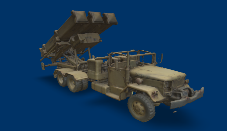  军用卡车gltf,glb模型下载，3d模型下载