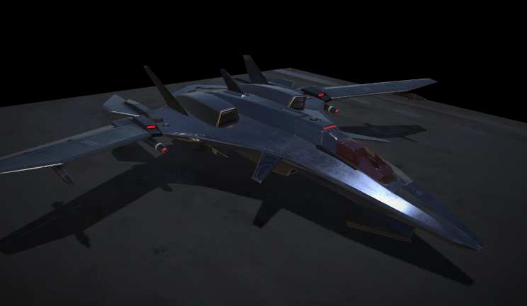 宙斯盾战机gltf,glb模型下载，3d模型下载