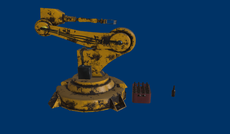 工业机械臂gltf,glb模型下载，3d模型下载